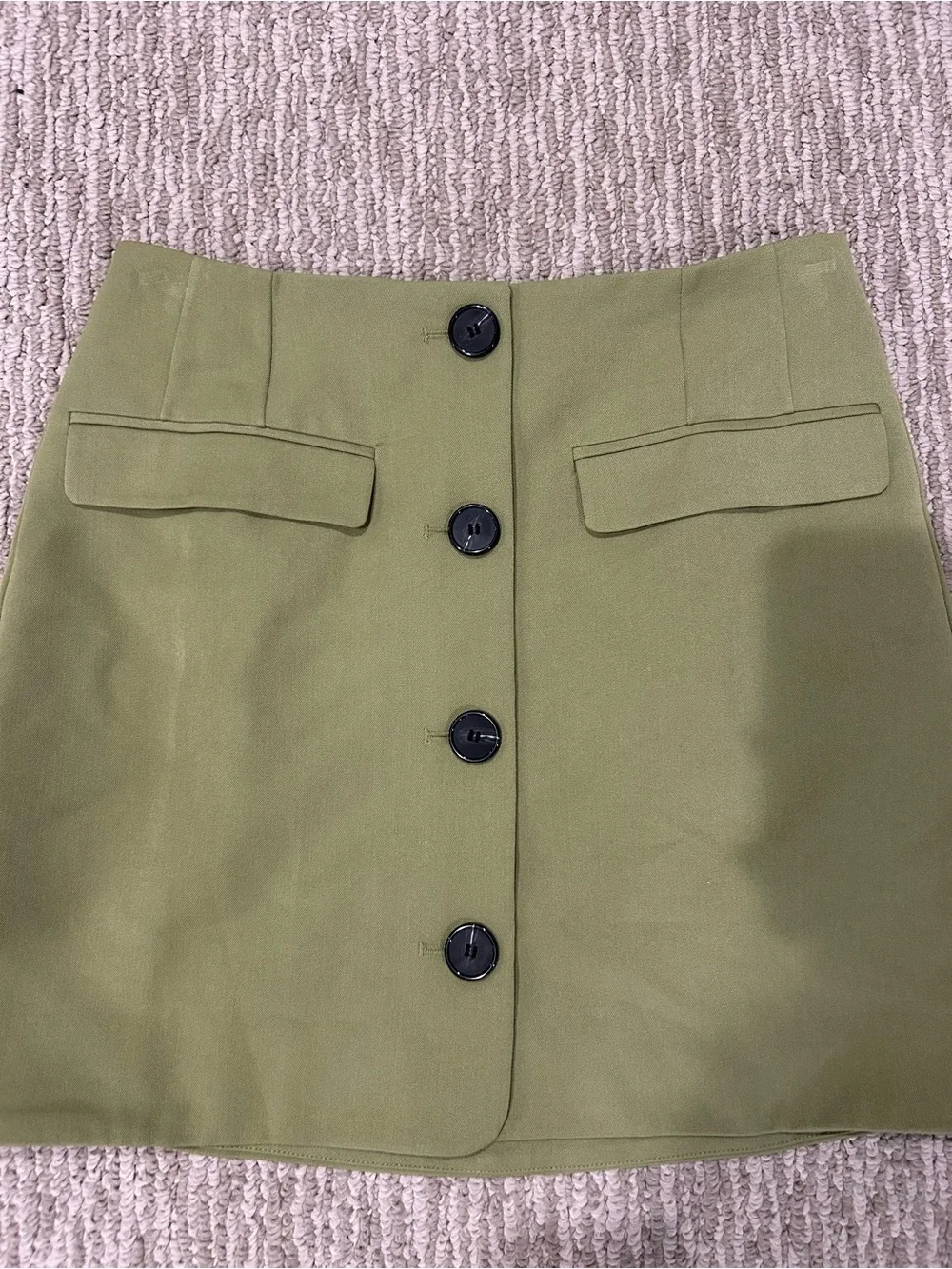 Nasty Gal NWT Tailored Button Up Mini Skirt